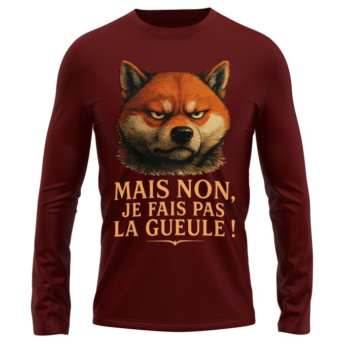 T-Shirt Manches Longues de qualité supérieure (matériau de personnalisation haut de gamme, imprimé en France)