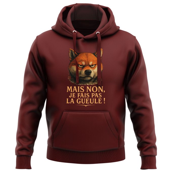 Sweat-Shirt à Capuche DELUXE de qualité supérieure (matériau de personnalisation haut de gamme, imprimé en France)
