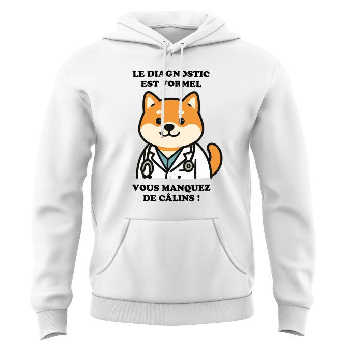 Sweat-shirt à Capuche de qualité supérieure (matériau de personnalisation haut de gamme, imprimé en France)