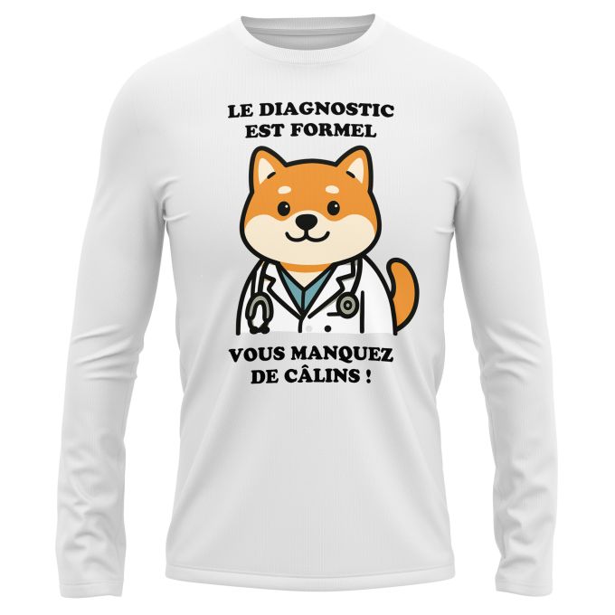 T-Shirt Manches Longues de qualité supérieure (matériau de personnalisation haut de gamme, imprimé en France)