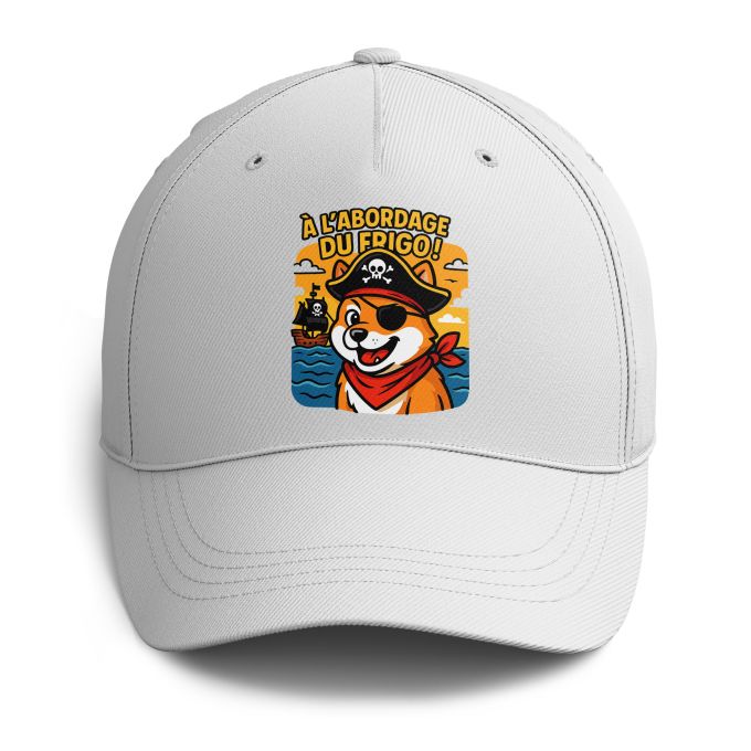 Casquette à visière courbe de qualité supérieure (matériau de personnalisation haut de gamme, imprimé en France)